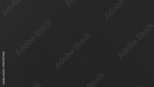 Dark grey matte paper or plastic texture background with fine grain. 3D rendering illustration