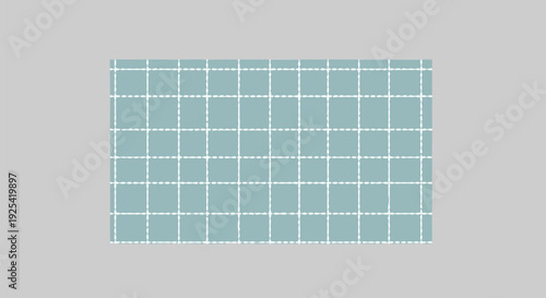 Subtle aquamarine geometric grid pattern with delicate dashed white lines creating a serene modern background