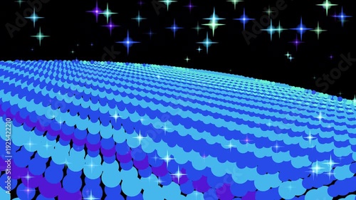 Abstract Dot Matrix Background 4K – Digital Particle Grid Motion Loop