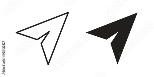 Send icon symbol design template. Vector 10 eps.