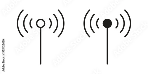 Signals icon symbol design template. Vector 10 eps.