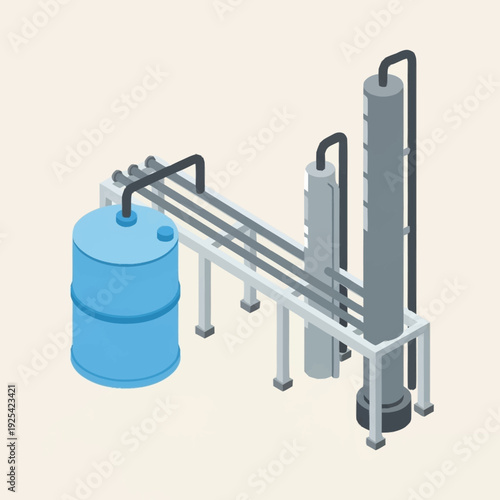 Industrial Water Filtration System Equipment.