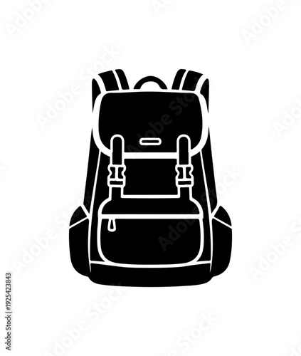 Stylish backpack with sleek design and multiple compartments