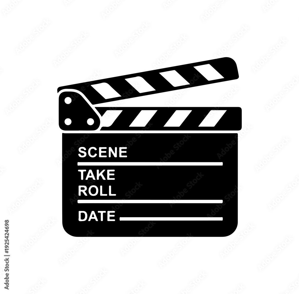 Obraz premium Film Clapperboard Icon
