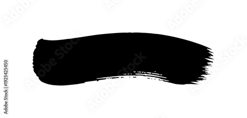 Black brush stroke