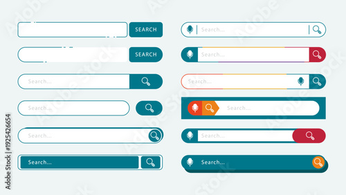 Clean gray web navigation bar with a set of modern UI buttons and icons