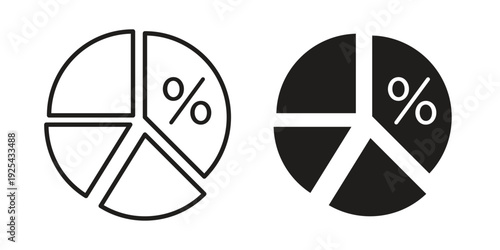 Statistics icon. Vector Isolated Illustration for web design.