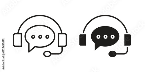 Support icon. Vector Isolated Illustration for web design.