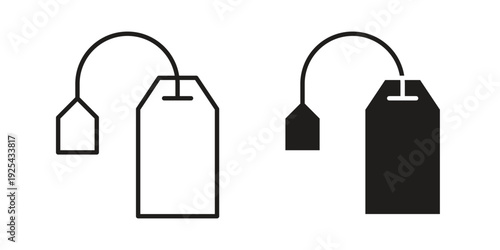 Tea bag icon. Vector Isolated Illustration for web design.