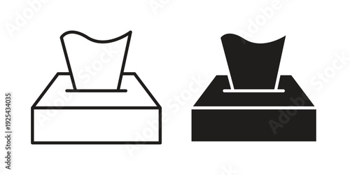 Tissue icon. Vector Isolated Illustration for web design.