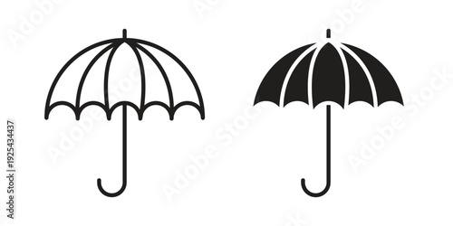 Umbrella icon. Vector Isolated Illustration for web design.