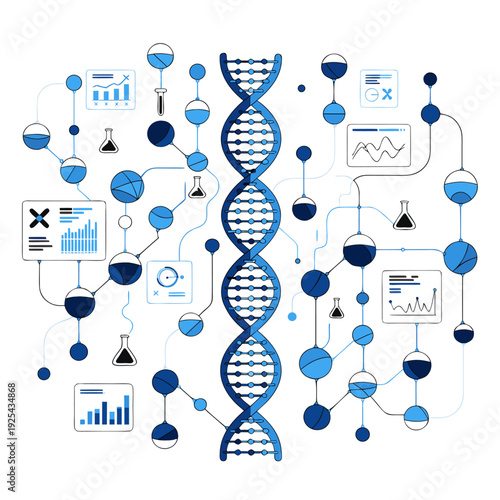 Digital Biotech Research Platform – AI Driven Pharmaceutical and Genetic Innovation Vector