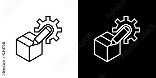 Prototype Icon Sheet Black And White