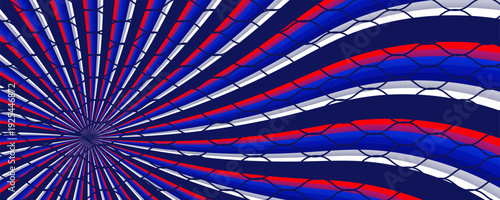 world circus day, poster, horizontal banner, abstract circus background, multicolored striped, paper texture, retro style, copy space, free space for text 