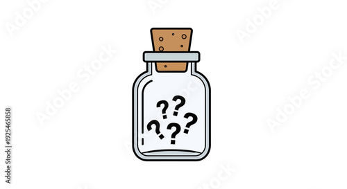 Mystery Liquid in Glass Bottle with Cork.