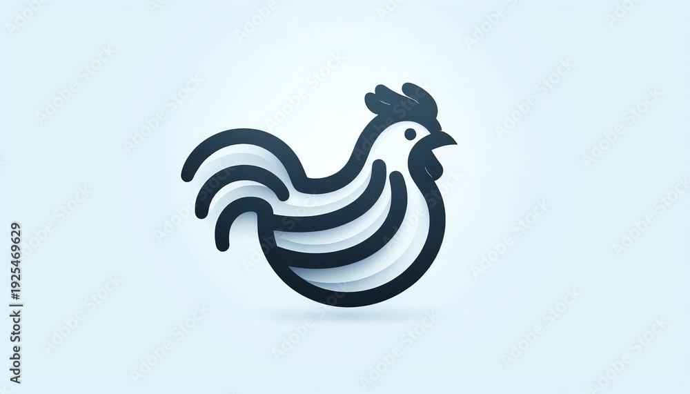 Obraz premium vector illustration of a chicken