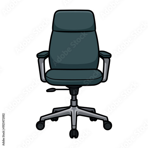 A modern office chair with adjustable features and ergonomic design