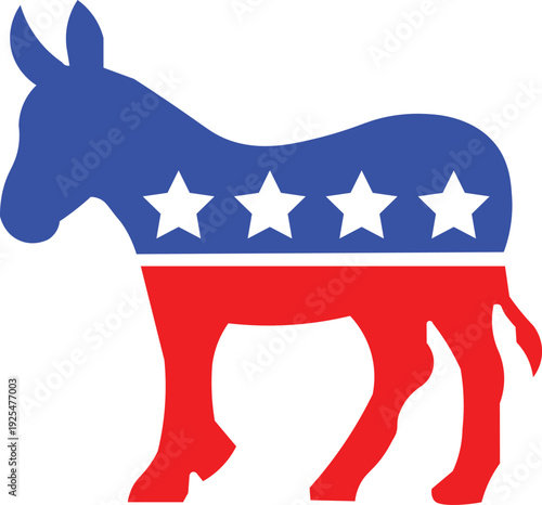 Democratic party donkey symbol