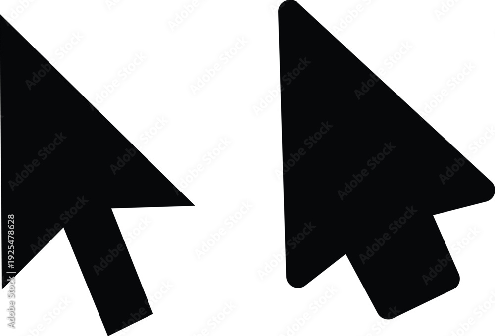 Obraz premium computer mouse cursors on white background