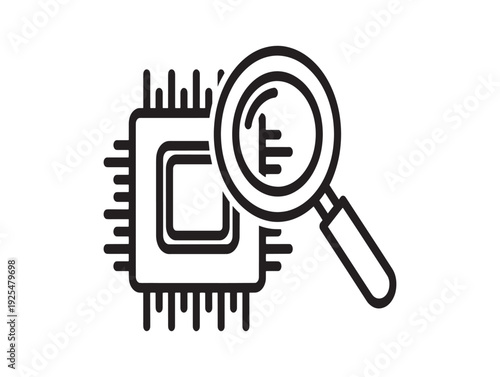 Microchip analysis and euro currency symbol investigation