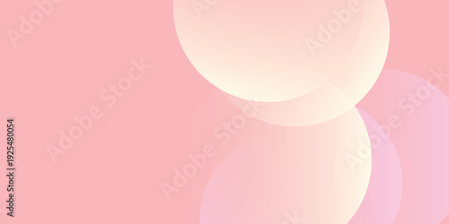 abstract background.modern.minimalist.pink and yellow gradations.circle effect.memphis.trendy. vector geometric modern design esp10