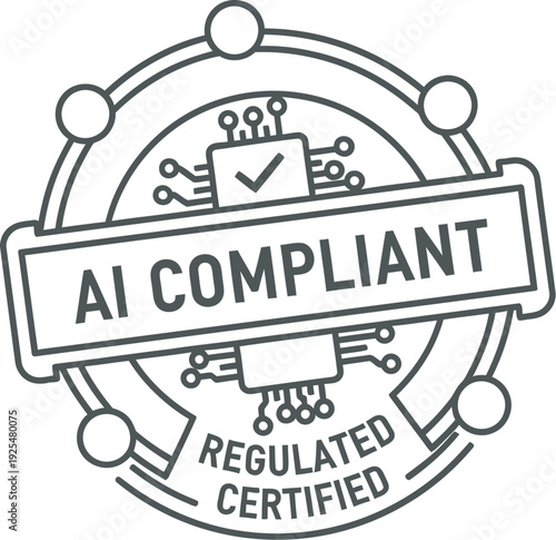 AI compliant certified badge for technology regulation