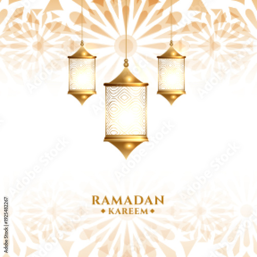 traditional arabic hanging lantern ramadan kareem background 2026