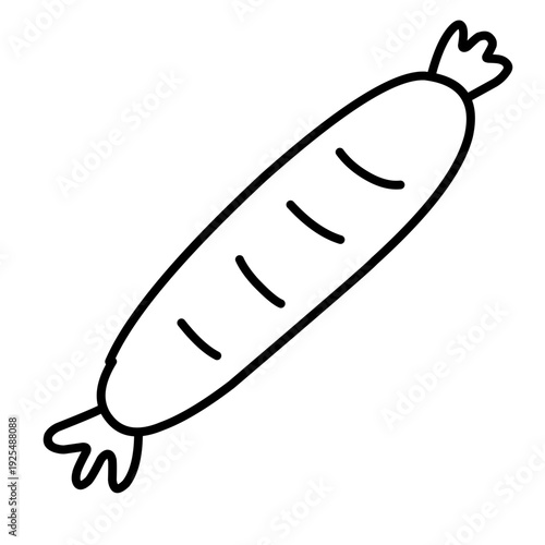 vector illustration of a potato