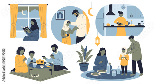 Family enjoying quality time together at home.