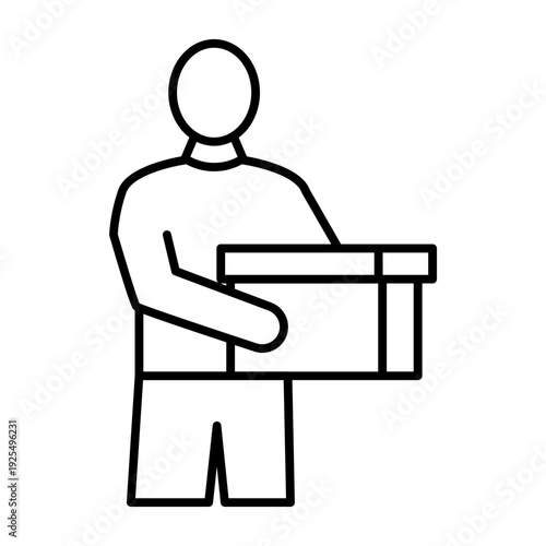 Jobless Unemployment Icon Vector Illustration