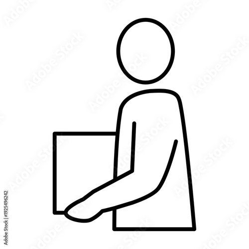 Jobless Unemployment Icon Vector Illustration