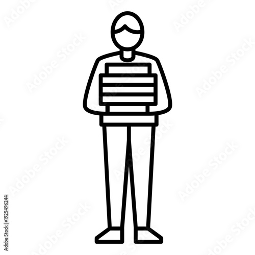 Jobless Unemployment Icon Vector Illustration