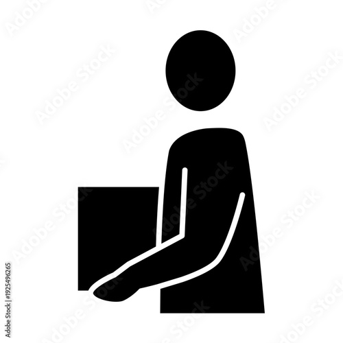 Jobless Unemployment Icon Vector Illustration