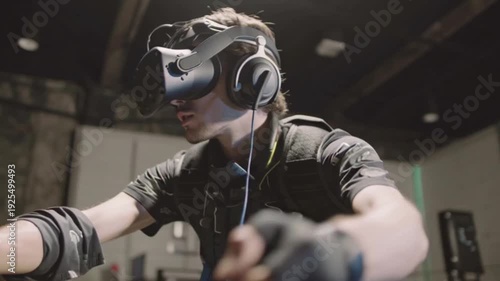 Futuristic blend of esports and athletic movement showcasing the future of gaming.