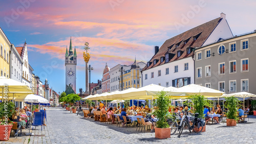 Altstadt, Straubing, Deutschland 