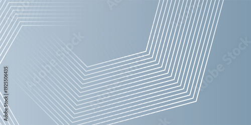 Abstract hexagon lines on gray background. Geometric stripe line art design modern. vector eps10