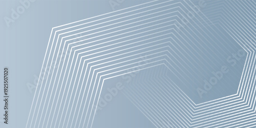 Abstract hexagon lines on gray background. Geometric stripe line art design modern. vector eps10