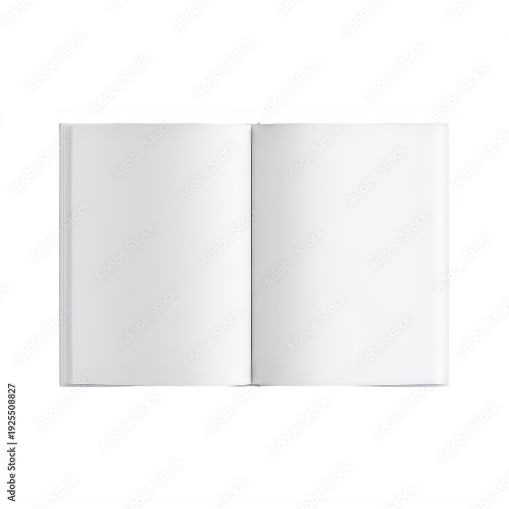 Fototapeta premium Two white rectangular objects side by side isolated on transparent background