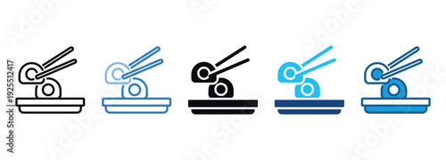 Sushi Icon Set Multiple Style Of