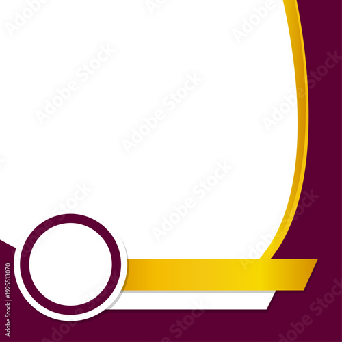 Abstract geometric shapes and lines in a modern design element composition