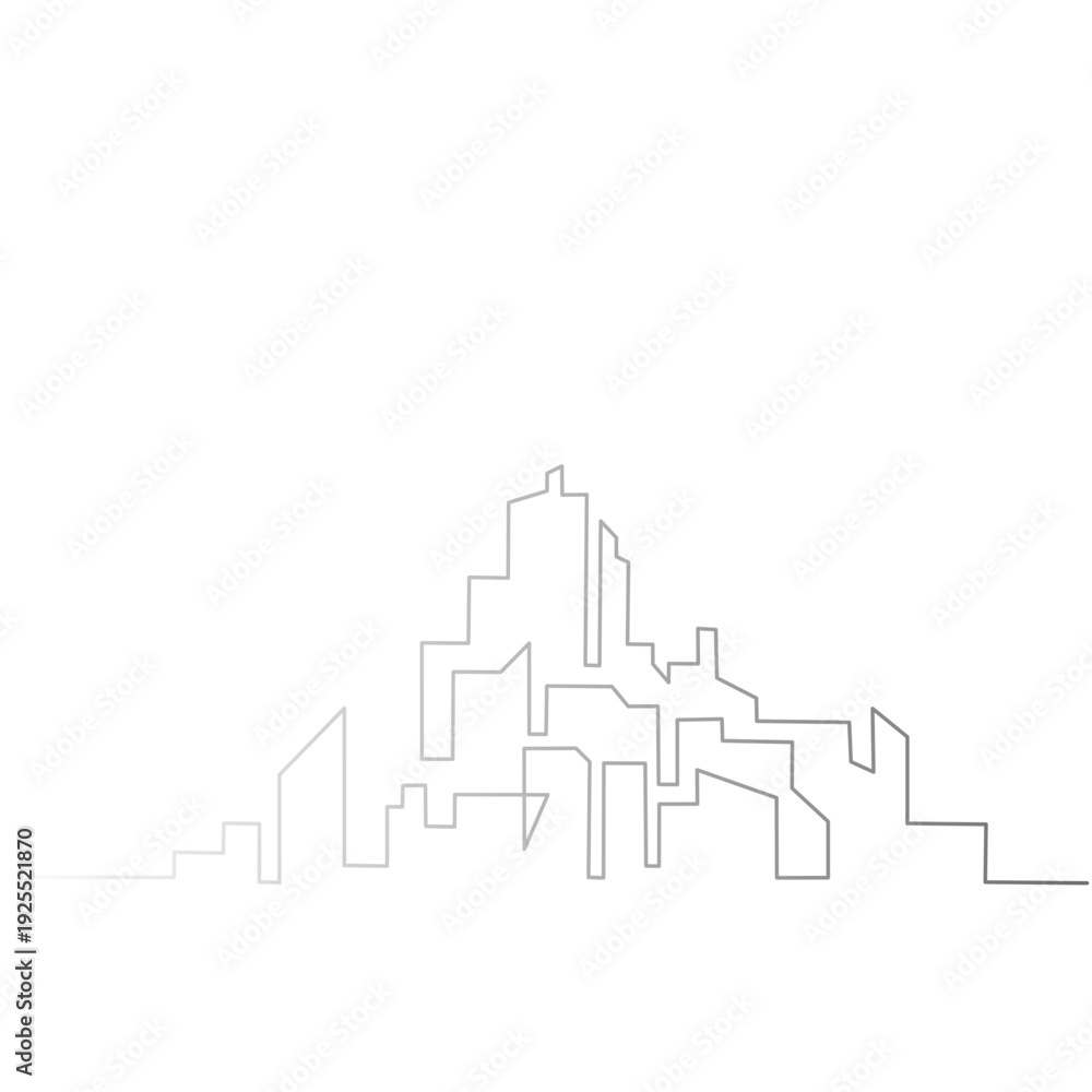 Fototapeta premium Futuristic Cityscape 