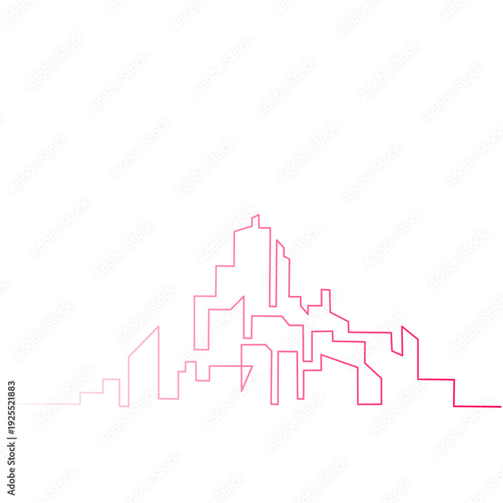 Fototapeta premium Futuristic Cityscape 