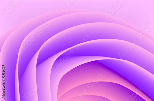 An abstract background created with delicate modern art featuring a blue pink curve made of transparent and clear glass plates, elegant and modern in 3D rendering. High quality 3d illustrationPrint