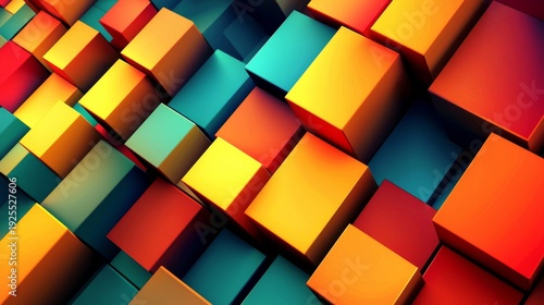 Captivating 3D geometry art that transforms a space with its depth.