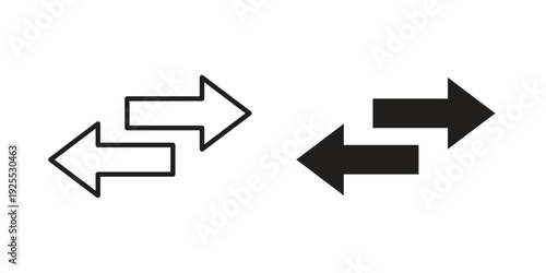 Data transfer icon vector isolated on white background. Simple icon set.