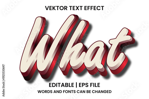WHAT text effects can be edited
