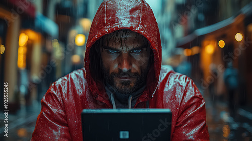 Wallpaper Mural committing cybercrime concept Torontodigital.ca