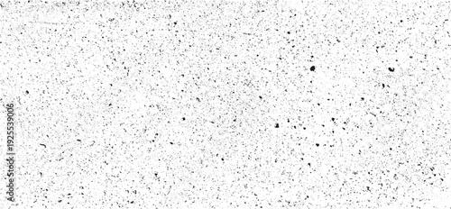 Abstract vector noise. Small particles of debris and dust. Distressed uneven background. Grunge texture overlay with fine grains isolated on white background. Vector illustration. EPS10.