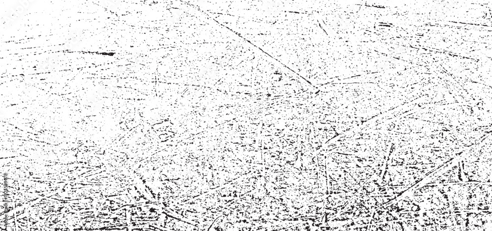 Obraz premium Scratched Grunge Urban Background Texture Vector. Dust Overlay Distress Grainy Grungy Effect. Distressed Backdrop Vector Illustration. Isolated Black on White Background. EPS 10.