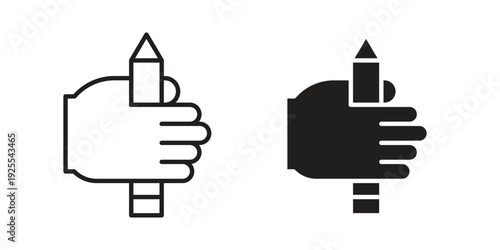 Self expression icon vector isolated on white background. Simple icon set.